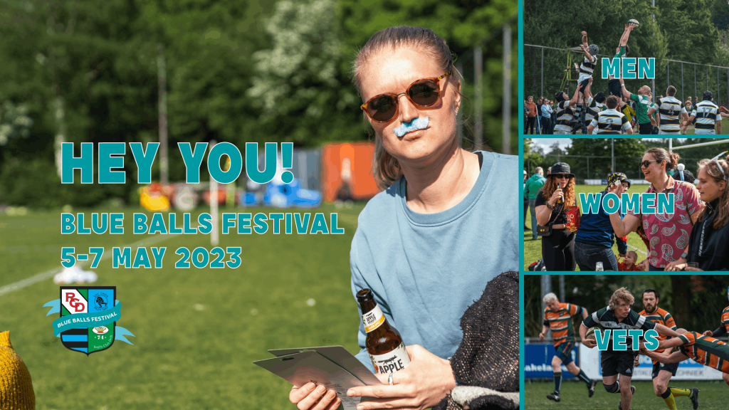 Blue Balls Festival – 5, 6 and 7 May 2023 – Men, women, vets & touch